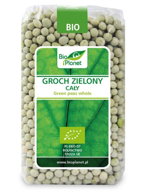 GROCH ZIELONY CAŁY BIO 500 g - BIO PLANET BIO PLANET - seria ZIELONA (strączkowe)