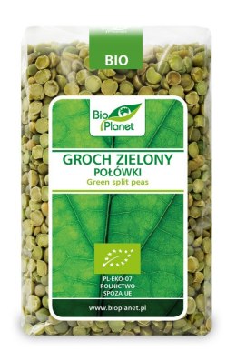 GROCH ZIELONY POŁÓWKI BIO 500 g - BIO PLANET BIO PLANET - seria ZIELONA (strączkowe)