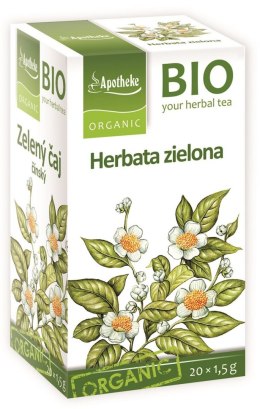 HERBATA ZIELONA CHIŃSKA EKSPRESOWA BIO (20 x 1,5 g) 30 g - APOTHEKE APOTHEKE (herbatki dla dzieci, dorosłych, błonnik