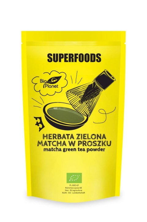 HERBATA ZIELONA MATCHA BIO 100 g - BIO PLANET BIO PLANET - seria SUPERFOODS