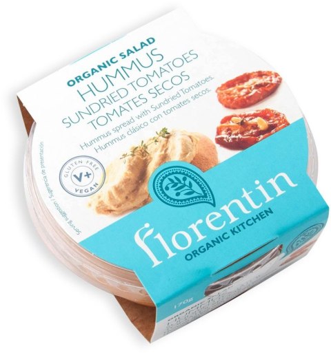 HUMMUS Z SUSZONYMI POMIDORAMI BEZGLUTENOWY BIO 170 g - FLORENTIN FLORENTIN (hummusy, falafel, pita)