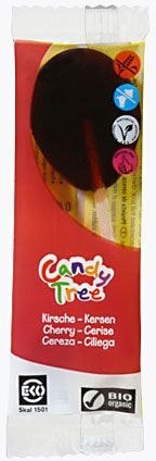 LIZAK WIŚNIOWY BEZGLUTENOWY BIO 13 g - CANDY TREE CANDY TREE (lizaki, cukierki, żelki)