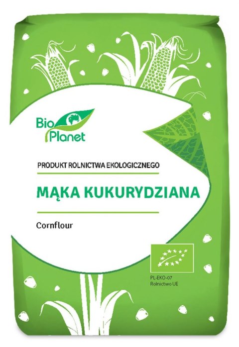 MĄKA KUKURYDZIANA BIO 1 kg - BIO PLANET BIO PLANET - seria MĄKI I SKROBIE