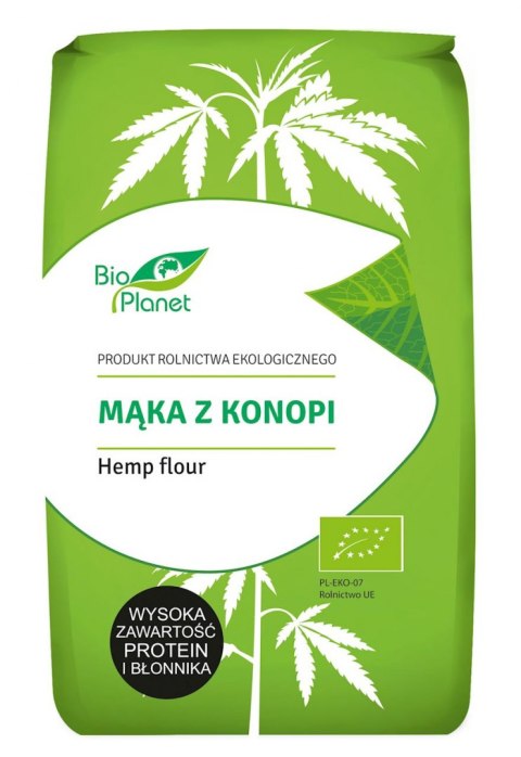 MĄKA Z KONOPI BIO 400 g - BIO PLANET BIO PLANET - seria MĄKI I SKROBIE