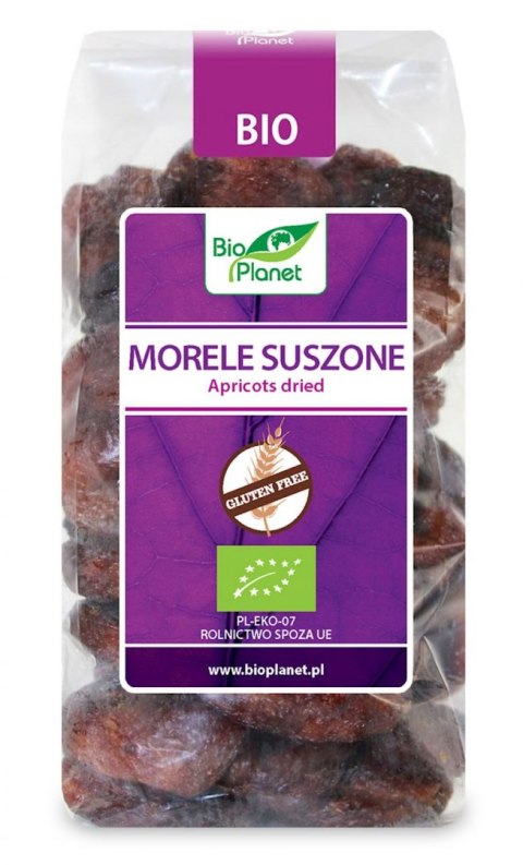 MORELE SUSZONE BEZGLUTENOWE BIO 400 g - BIO PLANET BIO PLANET - seria FIOLETOWA (owoce suszone)