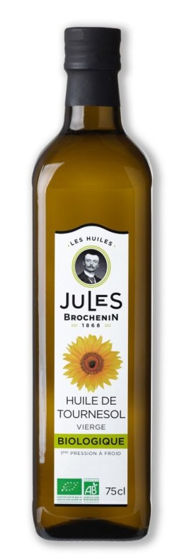 OLEJ SŁONECZNIKOWY VIRGIN BIO 750 ml - JULES BROCHENIN JULES BROCHENIN (oleje i oliwy)