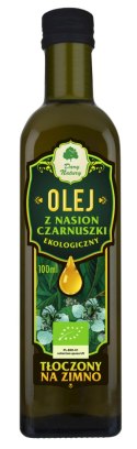 OLEJ Z CZARNUSZKI TŁOCZONY NA ZIMNO BIO 100 ml - DARY NATURY DARY NATURY - inne BIO