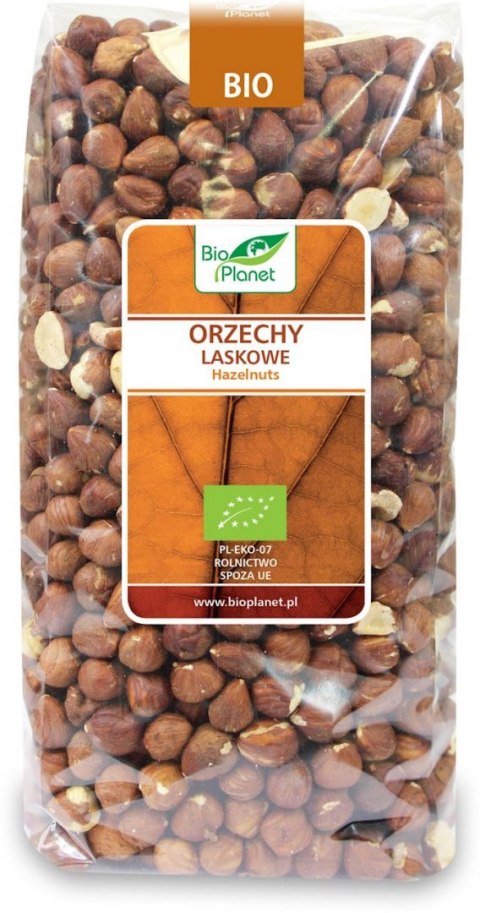 ORZECHY LASKOWE BIO 1 kg - BIO PLANET BIO PLANET - seria BRĄZOWA (orzechy i pestki)