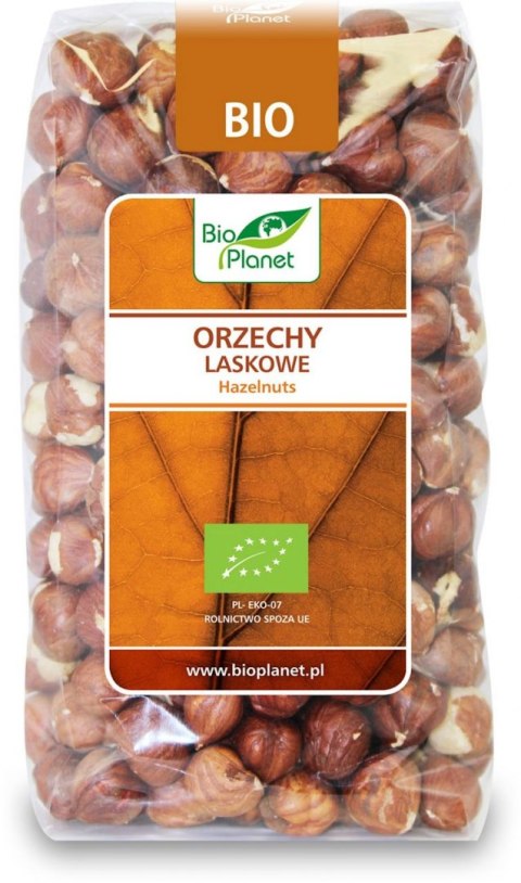 ORZECHY LASKOWE BIO 350 g - BIO PLANET BIO PLANET - seria BRĄZOWA (orzechy i pestki)