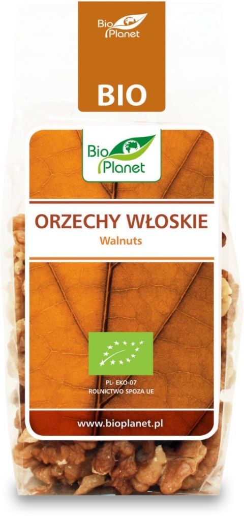 ORZECHY WŁOSKIE BIO 100 g - BIO PLANET BIO PLANET - seria BRĄZOWA (orzechy i pestki)