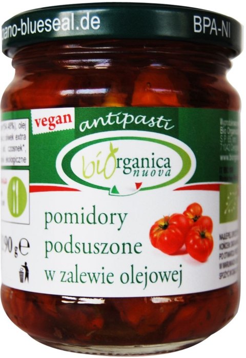 POMIDORY SUSZONE W OLEJU BIO 190 g (SŁOIK) - BIO ORGANICA ITALIA BIO ORGANICA ITALIA (przetwory warzywne)