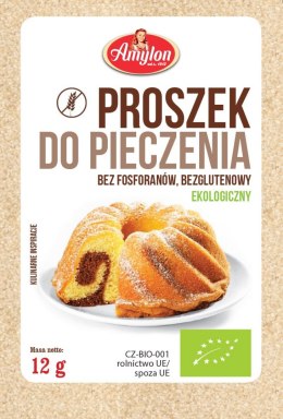 PROSZEK DO PIECZENIA BEZGLUTENOWY BIO 12 g - AMYLON AMYLON (budynie, galaretki,kisiele,cukry, skrobie