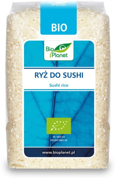 RYŻ DO SUSHI BIO 500 g - BIO PLANET BIO PLANET - seria NIEBIESKA (ryże, kasze, ziarna)