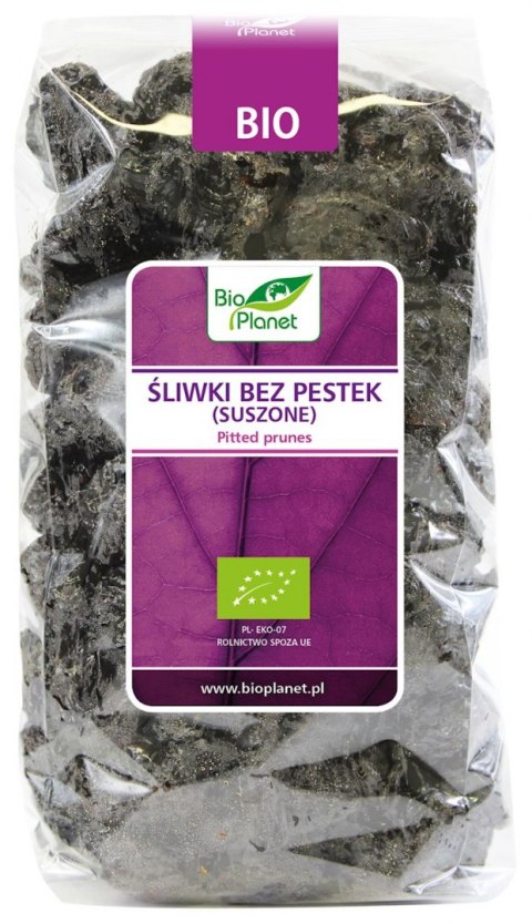 ŚLIWKI SUSZONE BIO 1 kg - BIO PLANET BIO PLANET - seria FIOLETOWA (owoce suszone)