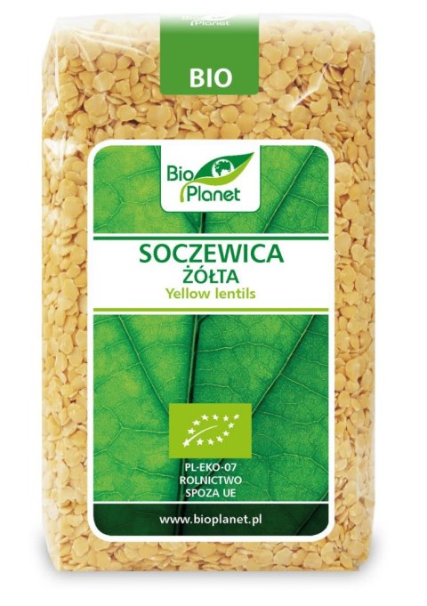 SOCZEWICA ŻÓŁTA BIO 500 g - BIO PLANET BIO PLANET - seria ZIELONA (strączkowe)