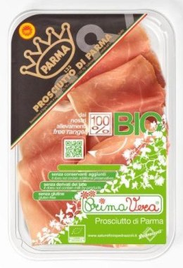 SZYNKA PARMEŃSKA DOJRZEWAJĄCA (PROSCIUTTO DI PARMA) PLASTRY BEZGLUTENOWA BIO 70 g - PRIMAVERA PRIMAVERA (wędliny wieprzowe)