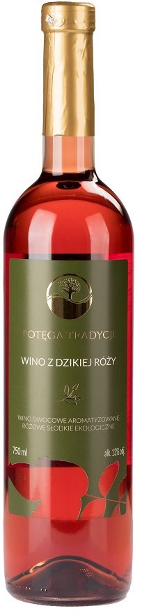 WINO DZIKA RÓŻA RÓŻOWE SŁODKIE BIO 0,75 L - POTĘGA TRADYCJI WINA - POTĘGA TRADYCJI