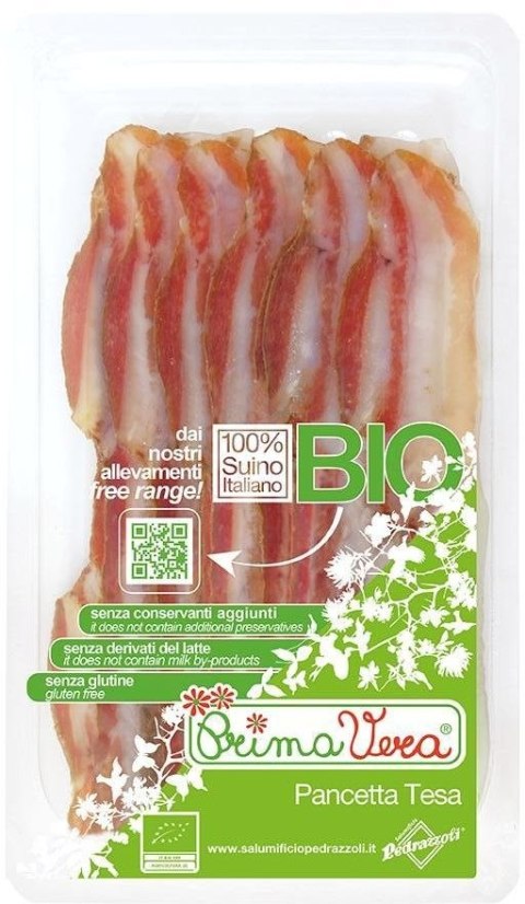 BOCZEK DOJRZEWAJACY (PANCETTA) PLASTRY BEZGLUTENOWY BIO 70 g - PRIMAVERA PRIMAVERA (wędliny wieprzowe)