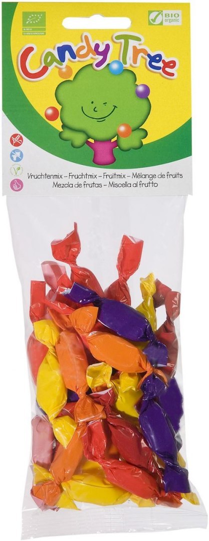 CUKIERKI TWARDE MIX BEZGLUTENOWE BIO 100 g - CANDY TREE CANDY TREE (lizaki, cukierki, żelki)