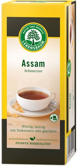HERBATA CZARNA ASSAM EKSPRESOWA BIO (20 x 2 g) 40 g - LEBENSBAUM LEBENSBAUM (przyprawy, herbaty, kawy)