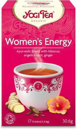 HERBATKA DLA KOBIET - ENERGIA (WOMEN'S ENERGY) BIO (17 x 1,8 g) 30,6 g - YOGI TEA YOGI TEA (herbaty i herbatki)