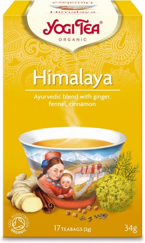 HERBATKA HIMALAYA BIO (17 x 2 g) 34 g - YOGI TEA YOGI TEA (herbaty i herbatki)