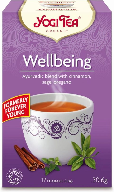 HERBATKA NA DOBRE SAMOPOCZUCIE (WELLBEING) BIO (17 x 1,8 g) 30,6 g - YOGI TEA YOGI TEA (herbaty i herbatki)