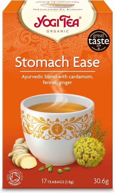 HERBATKA NA TRAWIENIE (STOMACH EASE) BIO (17 x 1,8 g) 30,6 g - YOGI TEA YOGI TEA (herbaty i herbatki)