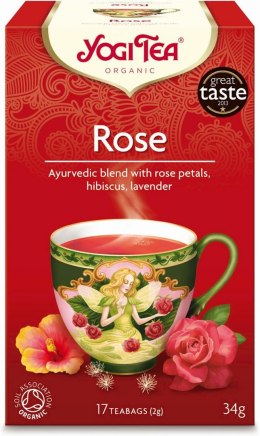 HERBATKA TAO ROSE BIO (17 x 2 g) 34 g - YOGI TEA YOGI TEA (herbaty i herbatki)