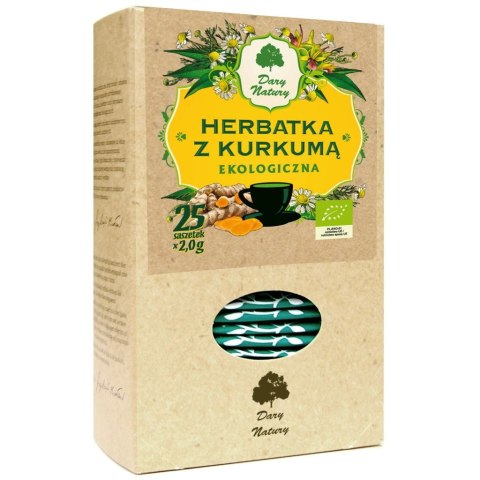 HERBATKA Z KURKUMĄ BIO (25 x 2 g) 50 g - DARY NATURY DARY NATURY - herbatki