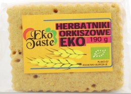 HERBATNIKI WEGAŃSKIE ORKISZOWE BIO 190 g - EKO TASTE (TAST) EKO TASTE (TAST) (tofu, pasztety vege, ciastka)