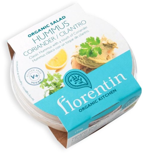 HUMMUS Z KOLENDRĄ BEZGLUTENOWY BIO 170 g - FLORENTIN FLORENTIN (hummusy, falafel, pita)