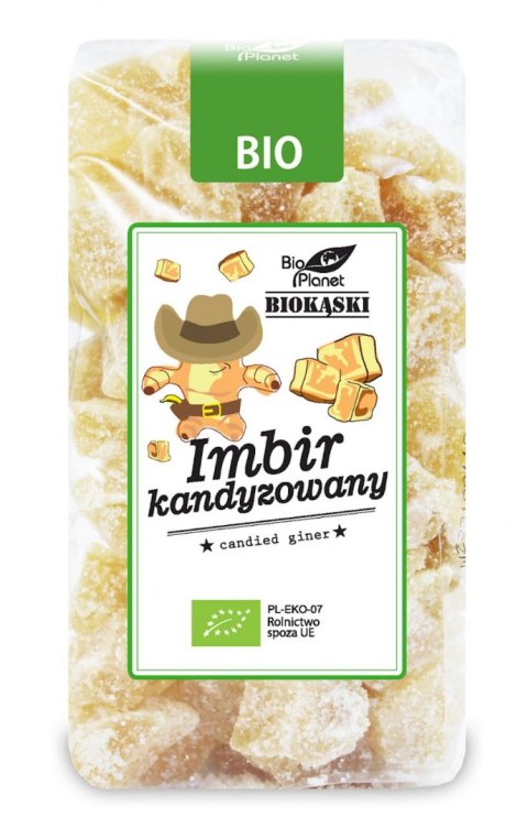 IMBIR KANDYZOWANY BIO 400 g - BIO PLANET BIO PLANET - seria PRZEKĄSKI