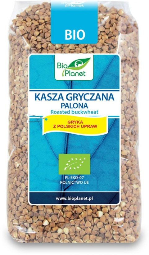 KASZA GRYCZANA PALONA BIO 500 g - BIO PLANET BIO PLANET - seria NIEBIESKA (ryże, kasze, ziarna)