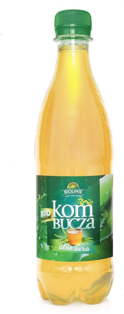 KOMBUCHA HERBATA ZIELONA Z ALOE VERA BIO 500 ml - BIO LINIE BIO LINIE (kombucha)