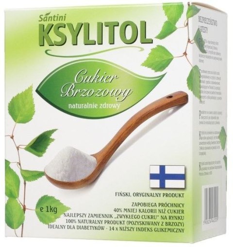 KSYLITOL 1 kg - SANTINI (FINLANDIA) SANTINI (ksylitol, gumy do żucia SPRY)