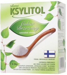 KSYLITOL 500 g - SANTINI (FINLANDIA) SANTINI (ksylitol, gurmy do żucia SPRY)