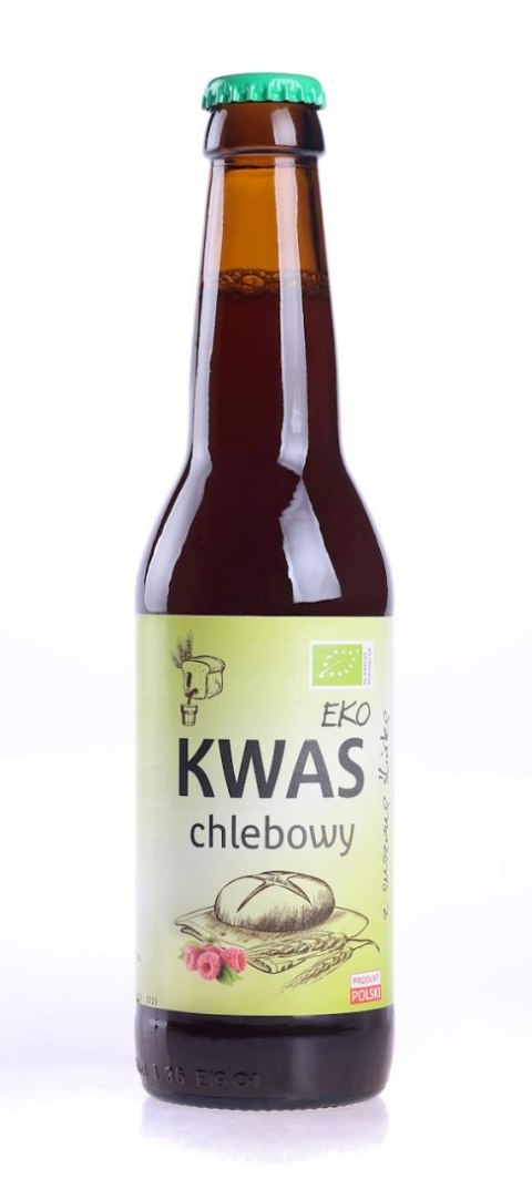 KWAS CHLEBOWY Z SOKIEM MALINOWYM BEZGLUTENOWY BIO 330 ml - EKO NATURA EKO NATURA (kwasy chlebowe)