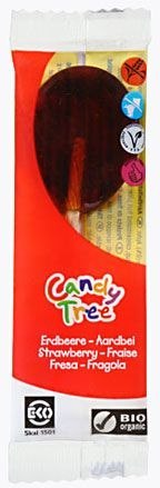 LIZAK TRUSKAWKOWY BEZGLUTENOWY BIO 13 g - CANDY TREE CANDY TREE (lizaki, cukierki, żelki)