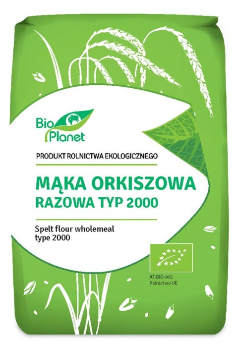 MĄKA ORKISZOWA RAZOWA TYP 2000 BIO 1 kg - BIO PLANET BIO PLANET - seria MĄKI I SKROBIE