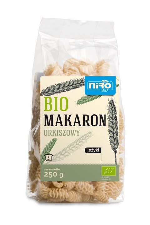 MAKARON (ORKISZOWY) JEŻYKI BIO 250 g - NIRO NIRO (makarony orkiszowe)