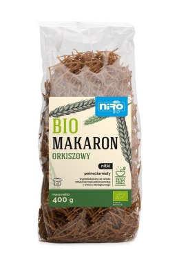 MAKARON (ORKISZOWY RAZOWY) NITKI BIO 400 g - NIRO NIRO (makarony orkiszowe)