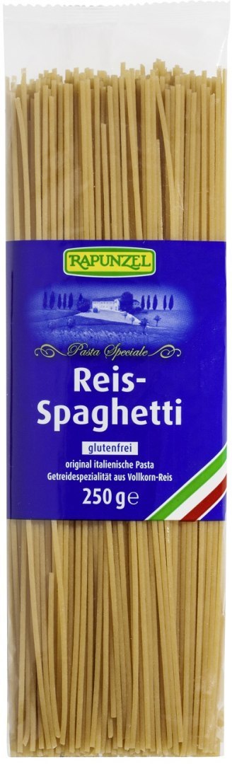 MAKARON (RYŻOWY RAZOWY) SPAGHETTI BEZGLUTENOWY BIO 250 g - RAPUNZEL RAPUNZEL (kremy orzechowe, ketchupy, czekolady)