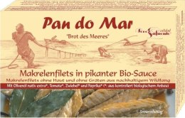 MAKRELA FILETY W BIO SOSIE PIKANTNYM 120 g (90 g) - PAN DO MAR PAN DO MAR (rybołówstwo zrównoważone)