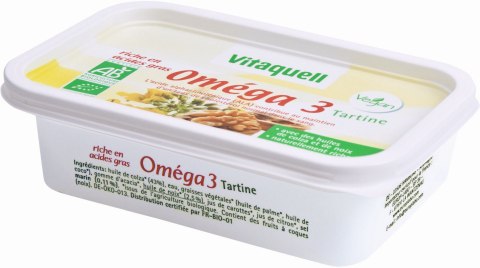 SMAROWIDŁO ROŚLINNE (OMEGA-3) BIO 250 g - VITAQUELL VITAQUELL (margaryny, majonezy, kremy, inne)