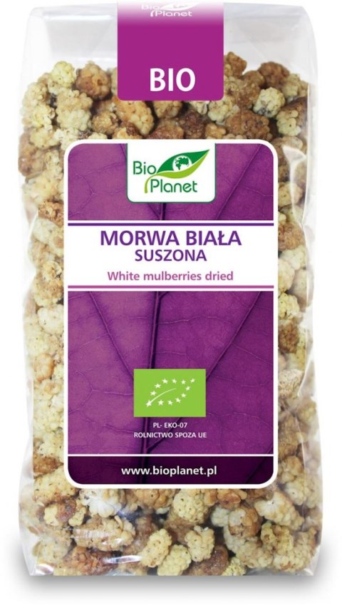 MORWA BIAŁA SUSZONA BIO 250 g - BIO PLANET BIO PLANET - seria FIOLETOWA (owoce suszone)