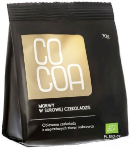 MORWY TURECKIE W SUROWEJ CZEKOLADZIE BIO 70 g - COCOA COCOA (czekolady i bakalie w surowej czekoladzie)