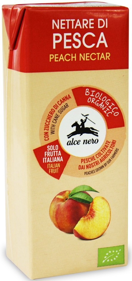 NEKTAR BRZOSKWINIOWY BIO 200 ml - ALCE NERO ALCE NERO (włoskie produkty)