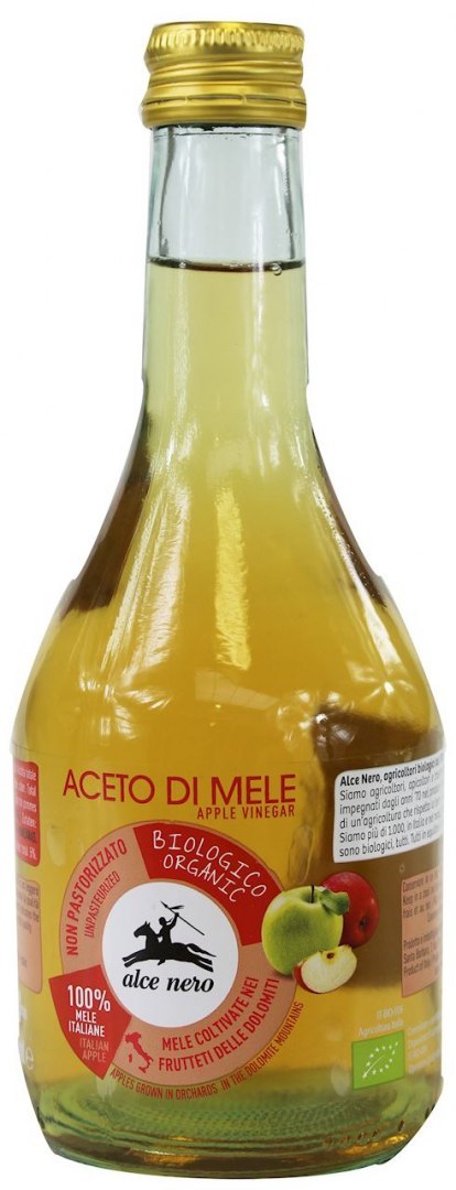 OCET JABŁKOWY 5 % FILTROWANY BIO 500 ml - ALCE NERO ALCE NERO (włoskie produkty)