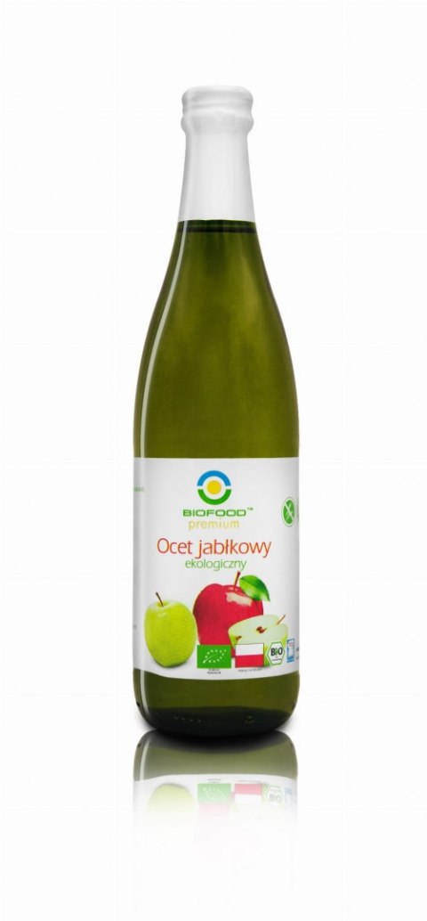 OCET JABŁKOWY 5 % NIEFILTROWANY BIO 500 ml - BIO FOOD BIO FOOD (soki, przetwory, octy, olej kokosowy)